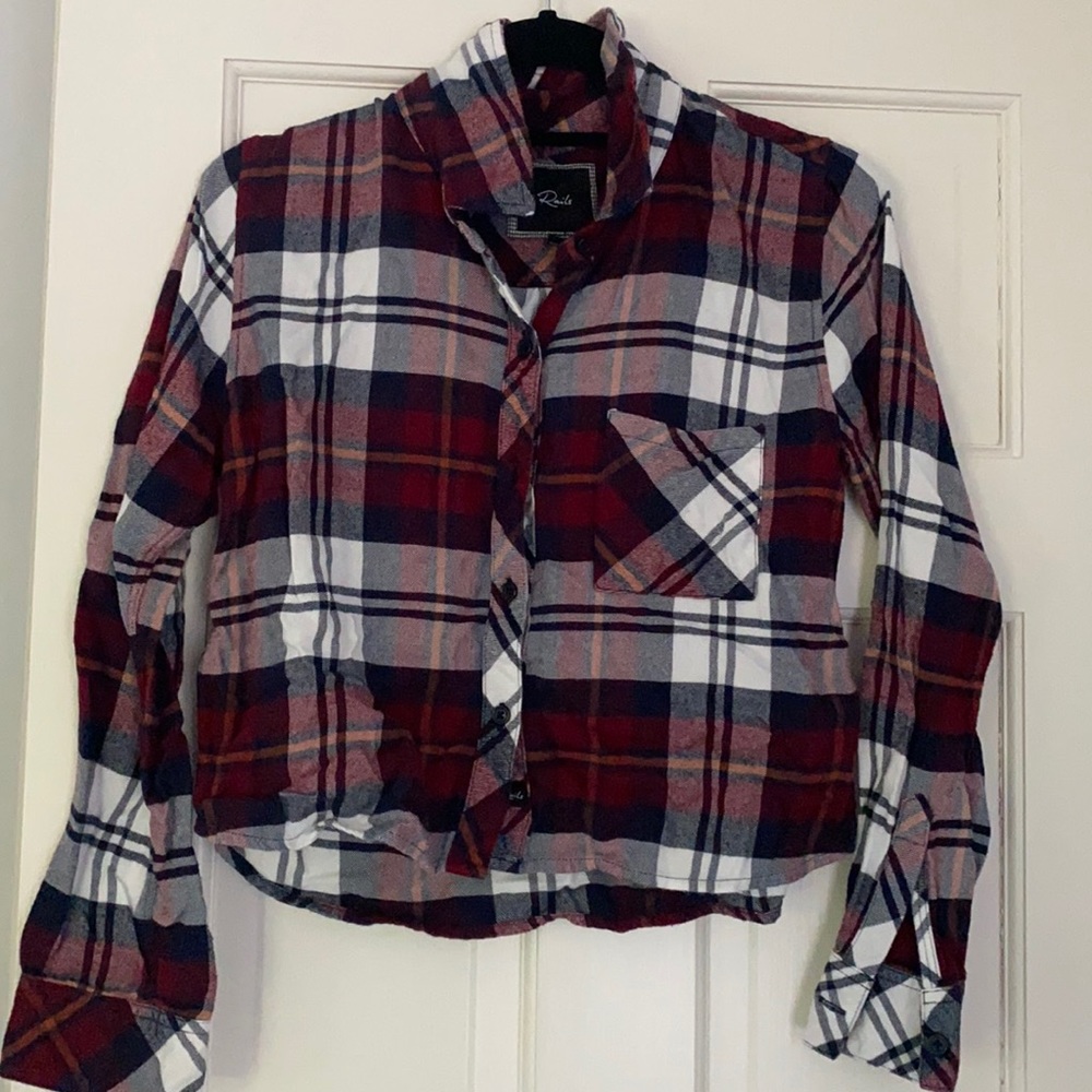 Cropped Rails Flannel Shirt